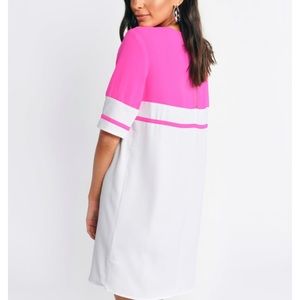 Oversized Hot pink T-Shirt Dress